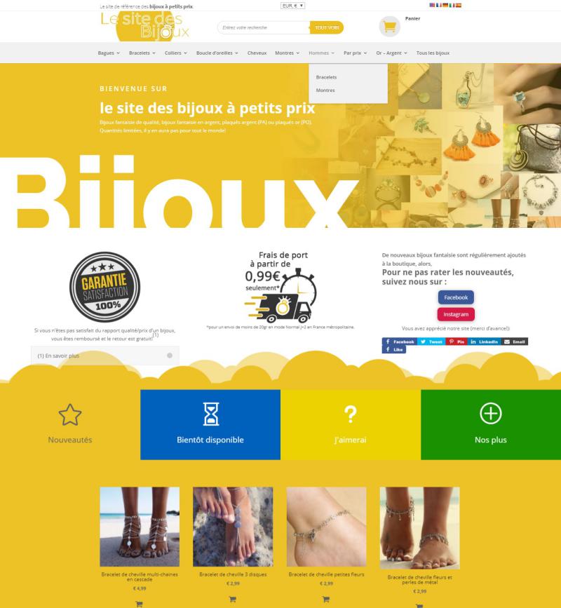 Le site des bijoux